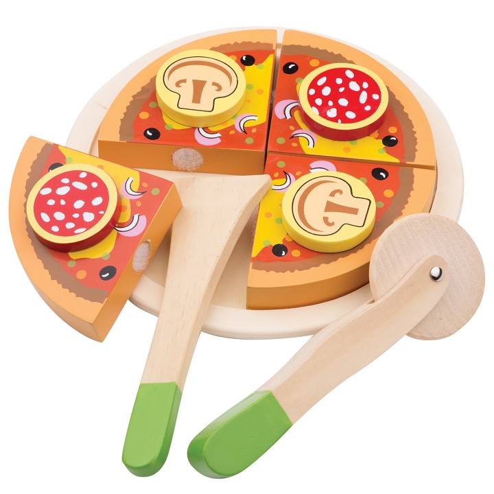 New Classic Toys - Cuttingset - Pizza Salami